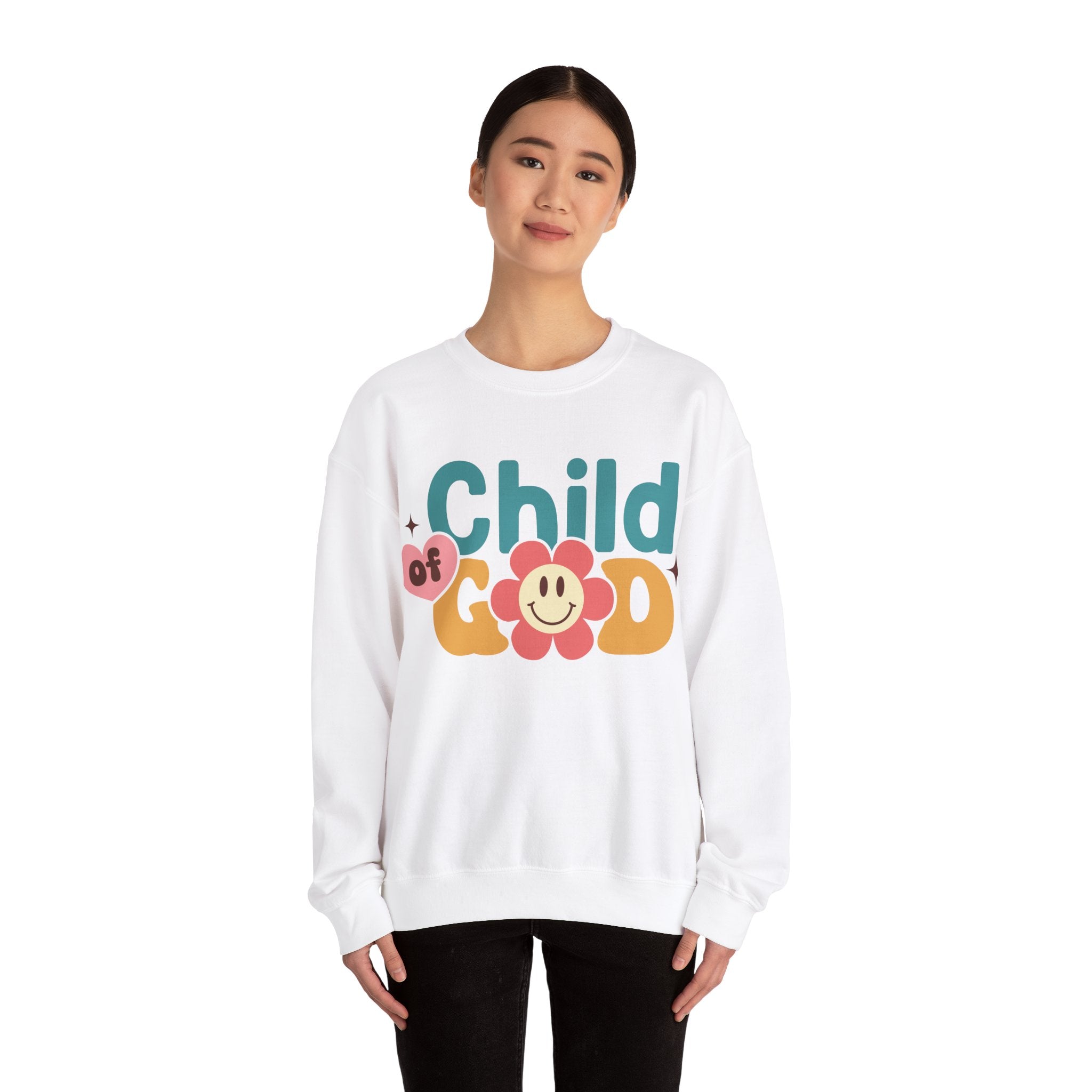 God is good; Unisex Heavy Blend™ Crewneck Sweatshirt
