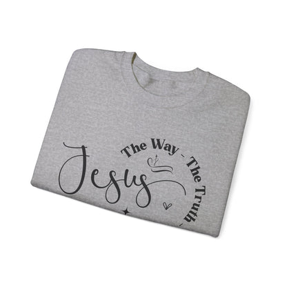 Jesus the Truth , Unisex Heavy Blend™ Crewneck Sweatshirt