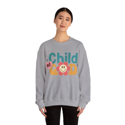 God is good; Unisex Heavy Blend™ Crewneck Sweatshirt