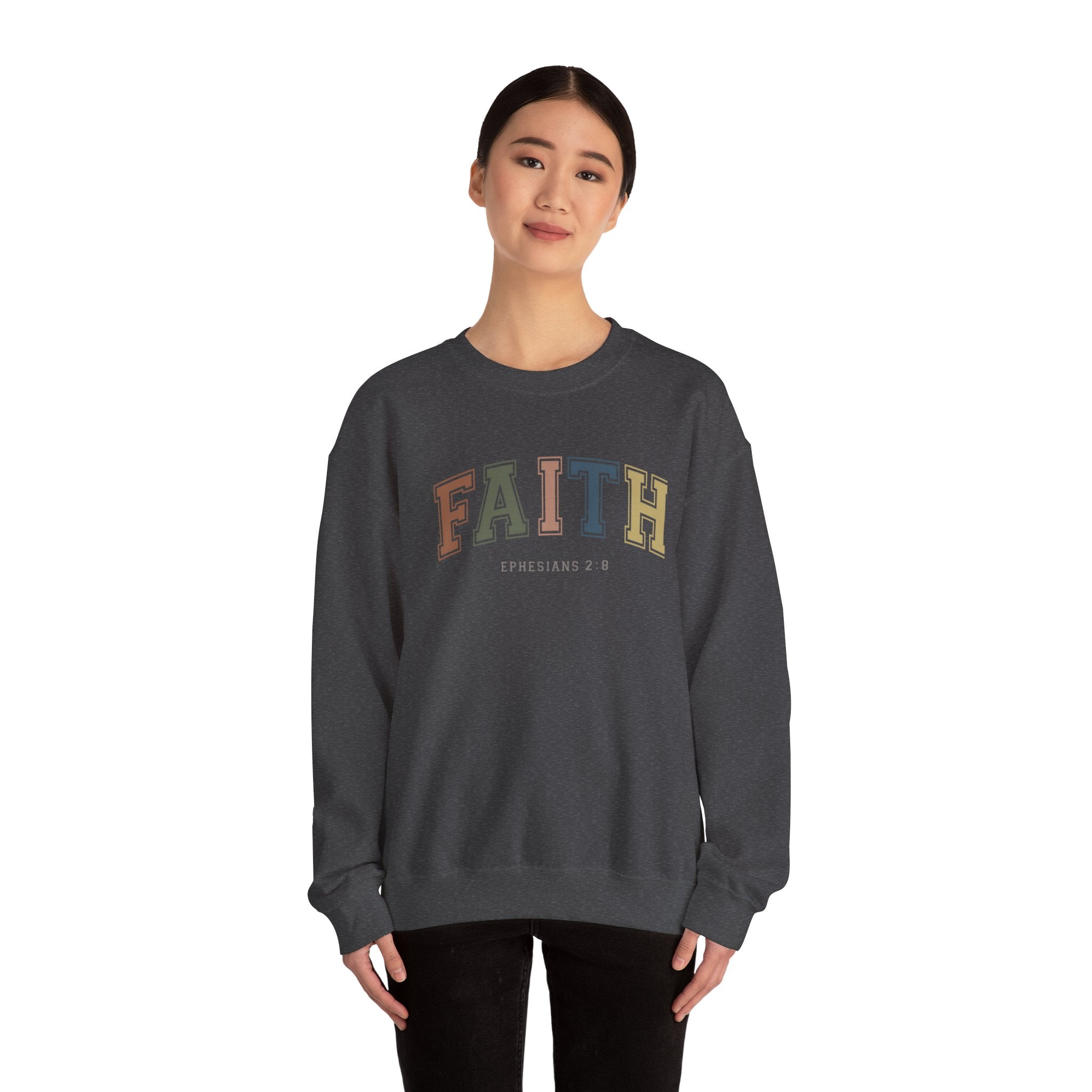 Faith Unisex Heavy Blend™ Crewneck Sweatshirt