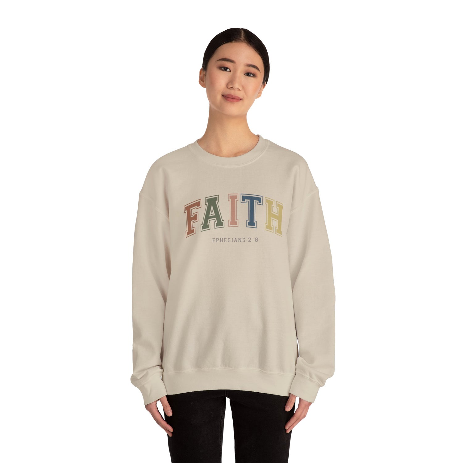 Faith Unisex Heavy Blend™ Crewneck Sweatshirt