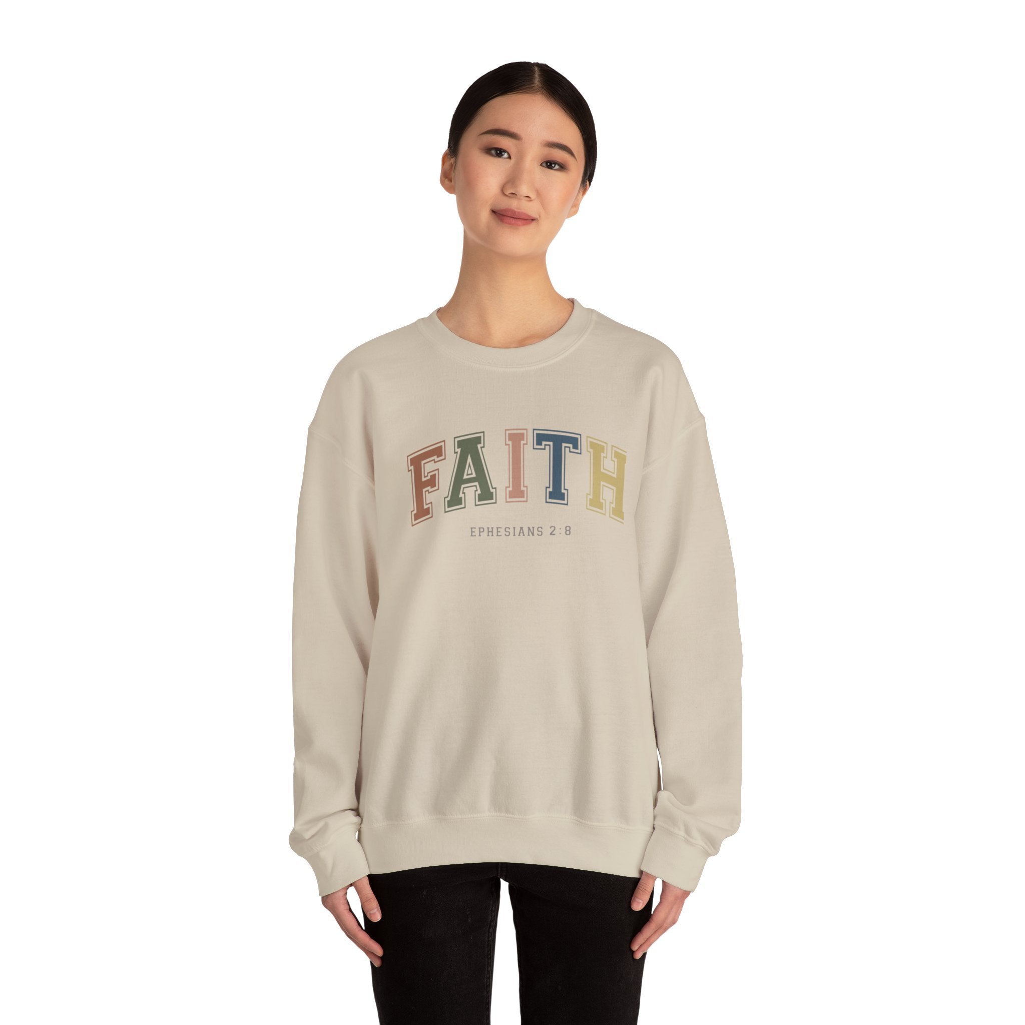 Faith Unisex Heavy Blend™ Crewneck Sweatshirt