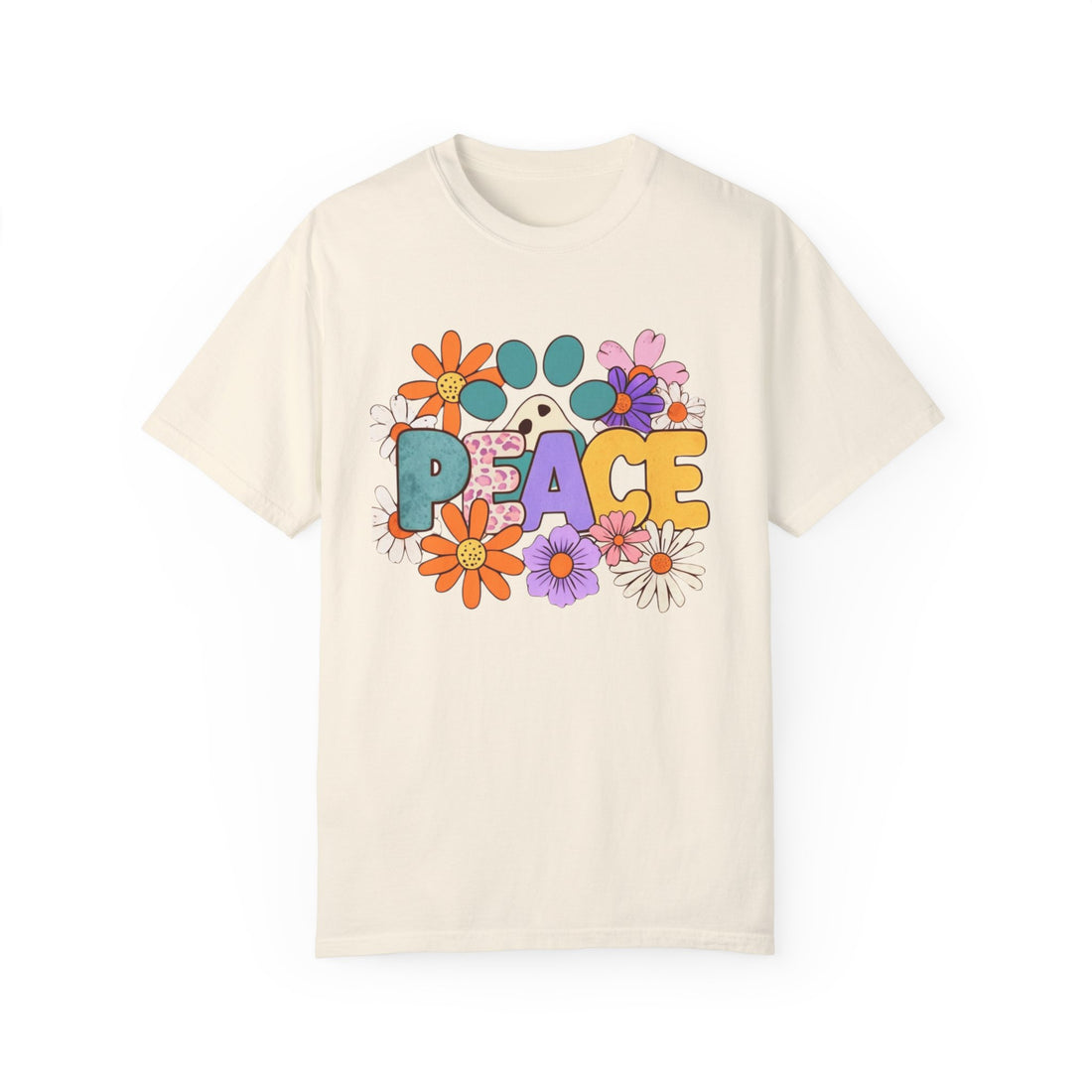 “Peace”,Unisex Garment-Dyed T-shirt
