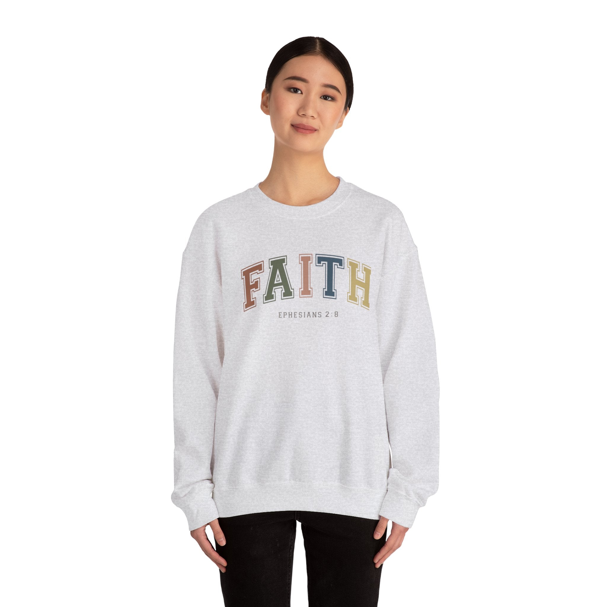 Faith Unisex Heavy Blend™ Crewneck Sweatshirt