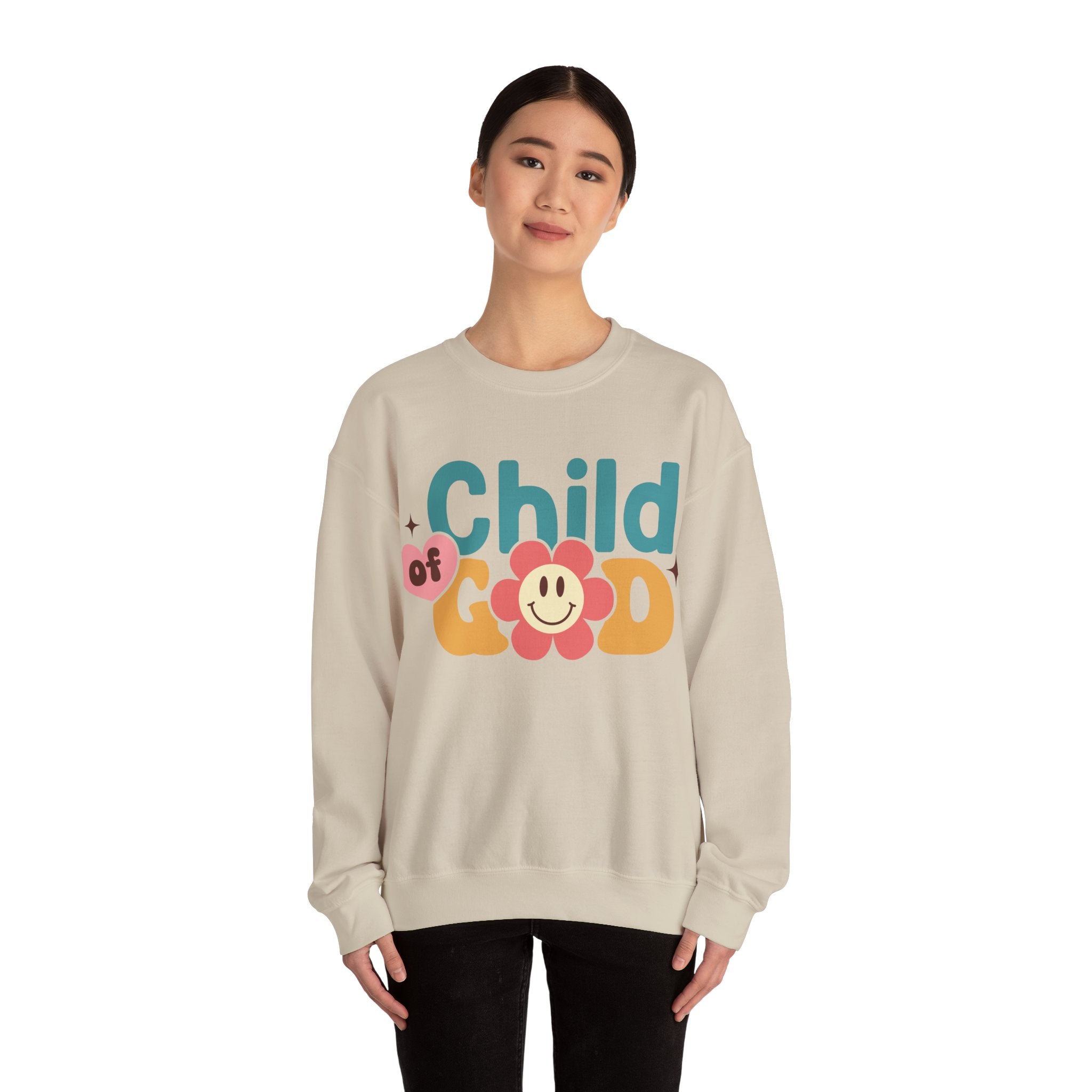 God is good; Unisex Heavy Blend™ Crewneck Sweatshirt