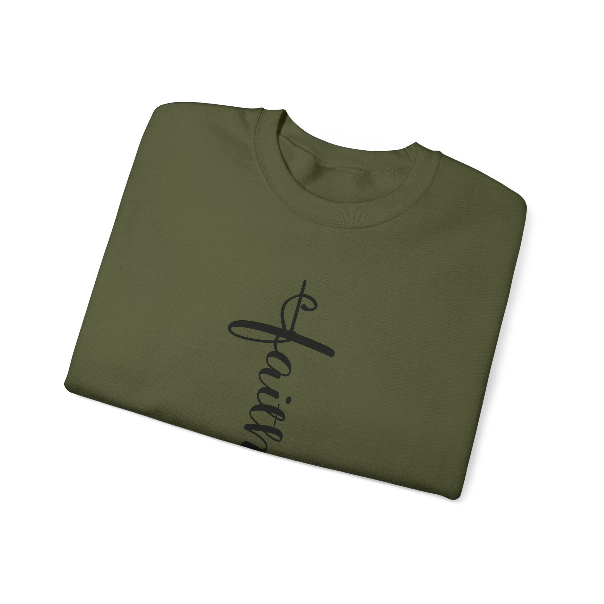 Faith, Unisex Heavy Blend™ Crewneck Sweatshirt