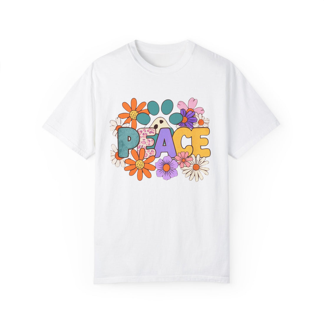 “Peace”,Unisex Garment-Dyed T-shirt